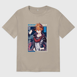 Мужская футболка оверсайз Тарталья Tartaglia, Genshin Impact Геншин импакт