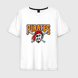 Мужская футболка оверсайз Pittsburgh Pirates - baseball team