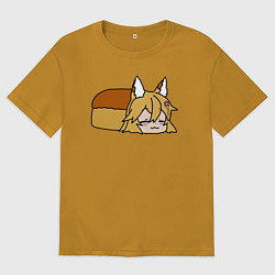 Мужская футболка оверсайз Сенко хлеб