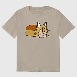 Мужская футболка оверсайз Сенко хлеб