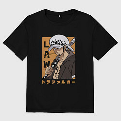 Мужская футболка оверсайз Трафальгар Ло