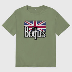 Мужская футболка оверсайз The Beatles Great Britain Битлз