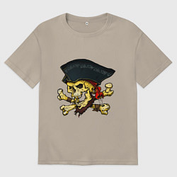 Мужская футболка оверсайз Skull Cap