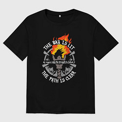 Мужская футболка оверсайз Darkest Dungeon - the way is lit