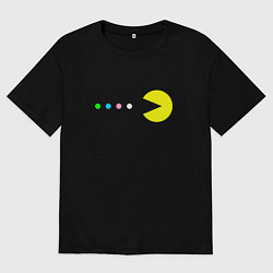 Мужская футболка оверсайз Pac - man Для пары