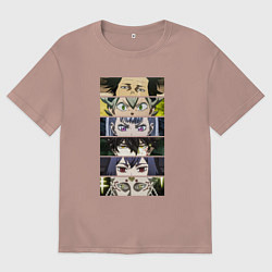 Мужская футболка оверсайз Чнерный Клевер Black Clover, персонажи