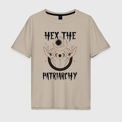 Мужская футболка оверсайз Hex the patriarchy