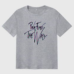Мужская футболка оверсайз ПИНК ФЛОЙД ГЛИТЧ PINK FLOYD LOGO