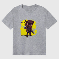 Футболка оверсайз мужская Big Boss whith gun, цвет: меланж