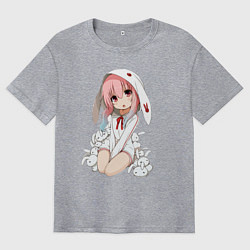 Мужская футболка оверсайз Furry anime