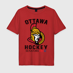 Мужская футболка оверсайз OTTAWA SENATORS ОТТАВА СЕНАТОРЗ