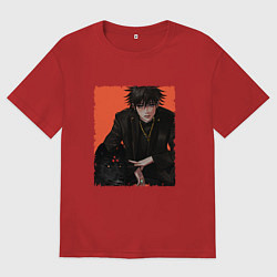 Мужская футболка оверсайз Мегуми