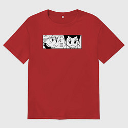 Мужская футболка оверсайз Киллуа Золдик и Гон