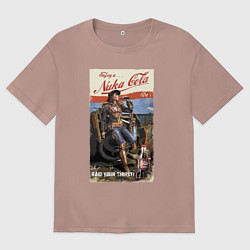 Мужская футболка оверсайз Nuka Cola - raid your first!