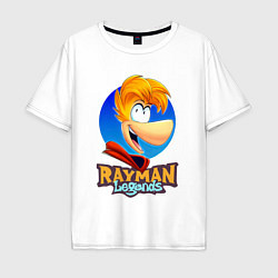 Мужская футболка оверсайз Веселый Rayman