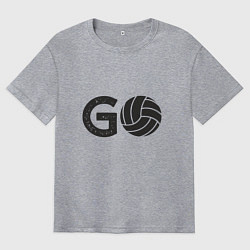 Мужская футболка оверсайз Go Volleyball