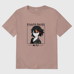 Мужская футболка оверсайз Убей или умри Kill la Kill, Рюко Матой