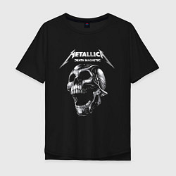 Футболка оверсайз мужская Metallica Death Magnetic, цвет: черный
