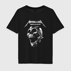 Футболка оверсайз мужская Metallica Death Magnetic, цвет: черный