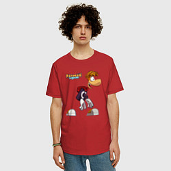 Футболка оверсайз мужская Rayman Legends Рэйман, цвет: красный — фото 2