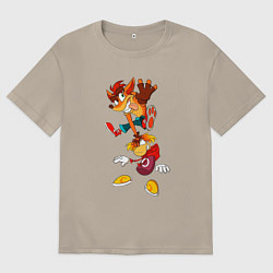 Футболка оверсайз мужская Rayman Legends - Рэймэн, цвет: миндальный