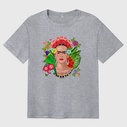 Мужская футболка оверсайз Фрида Кало Мексика Художник Феминист