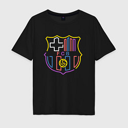 Мужская футболка оверсайз FC Barcelona - Multicolor 2022