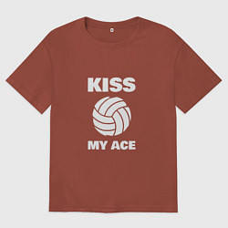 Мужская футболка оверсайз Kiss - My Ace