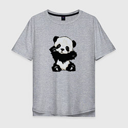 Мужская футболка оверсайз Cute Baby Panda