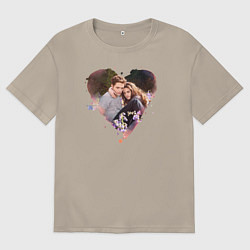 Мужская футболка оверсайз Twilight love