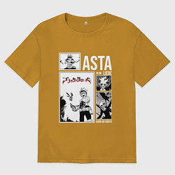 Мужская футболка оверсайз Asta art