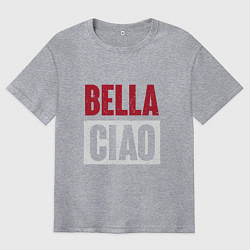 Футболка оверсайз мужская Style Bella Ciao, цвет: меланж