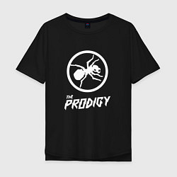 Футболка оверсайз мужская Prodigy логотип, цвет: черный