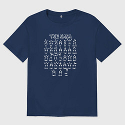 Мужская футболка оверсайз THE HAKA танец новозеландских регбистов