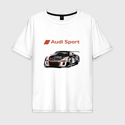 Мужская футболка оверсайз Audi Motorsport Racing team