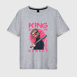 Мужская футболка оверсайз Cyberpunk King of the street