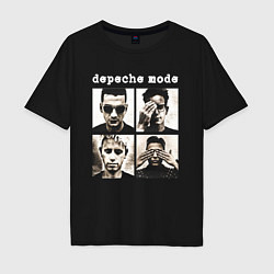 Мужская футболка оверсайз DEPECHE MODE ДЕПЕШ МОД