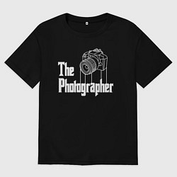 Футболка оверсайз мужская The Photographer, цвет: черный