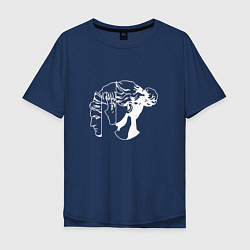 Футболка оверсайз мужская Античная Сейлор Мун, цвет: тёмно-синий