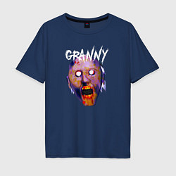 Мужская футболка оверсайз Лицо Granny