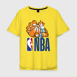 Мужская футболка оверсайз NBA Tiger