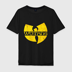 Мужская футболка оверсайз Wu tang logo