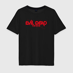 Футболка оверсайз мужская Logo Evil Dead: The Game, цвет: черный