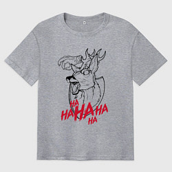 Мужская футболка оверсайз The animated scarecrow