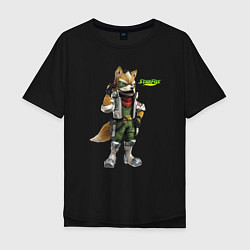 Мужская футболка оверсайз Star Fox Zero Nintendo Hero Video game