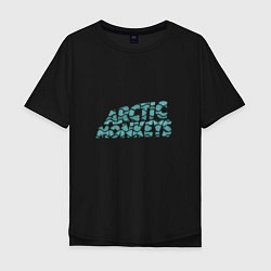 Футболка оверсайз мужская Надпись Arctic Monkeys, цвет: черный