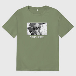 Мужская футболка оверсайз Сильфиетта