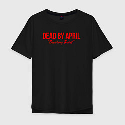 Футболка оверсайз мужская Dead by april metal,, цвет: черный