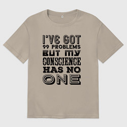 Мужская футболка оверсайз CONSCIENCE СОВЕСТЬ