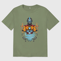 Мужская футболка оверсайз Легенда об Аанге -дух